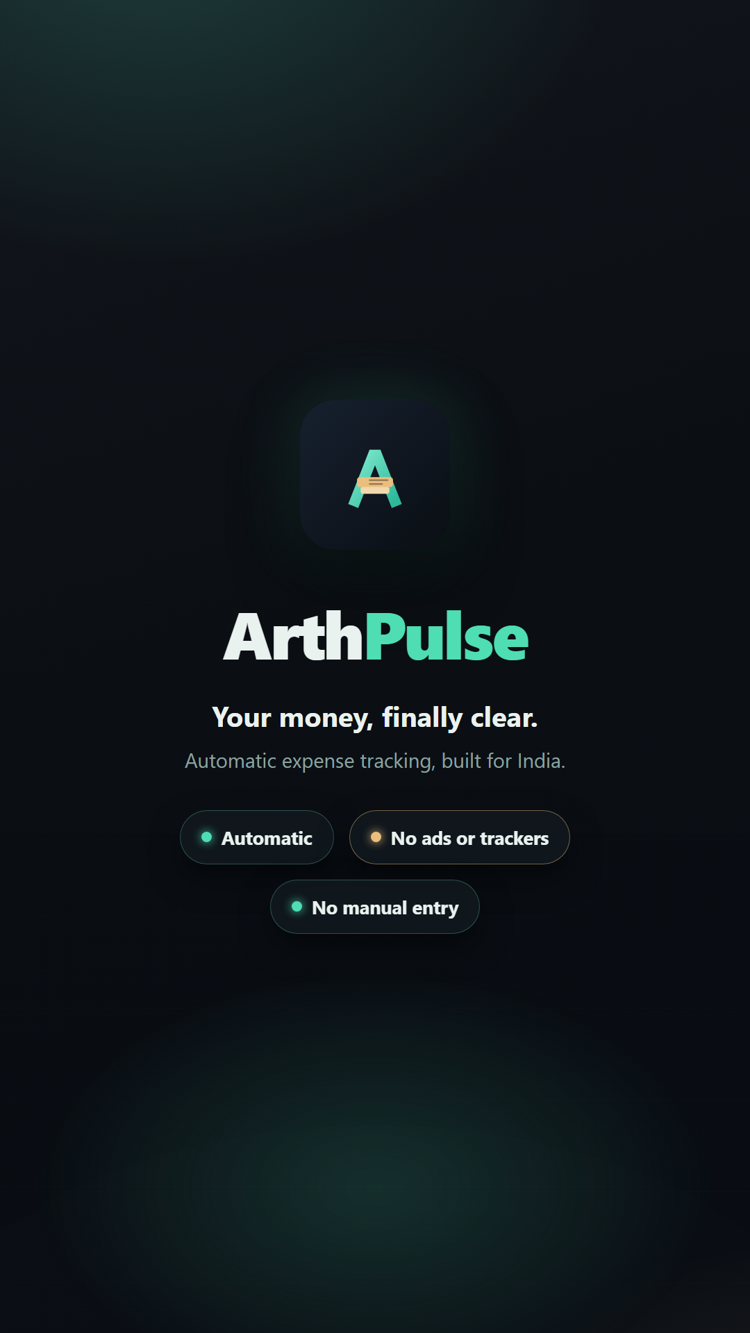 ArthPulse — your money, finally clear